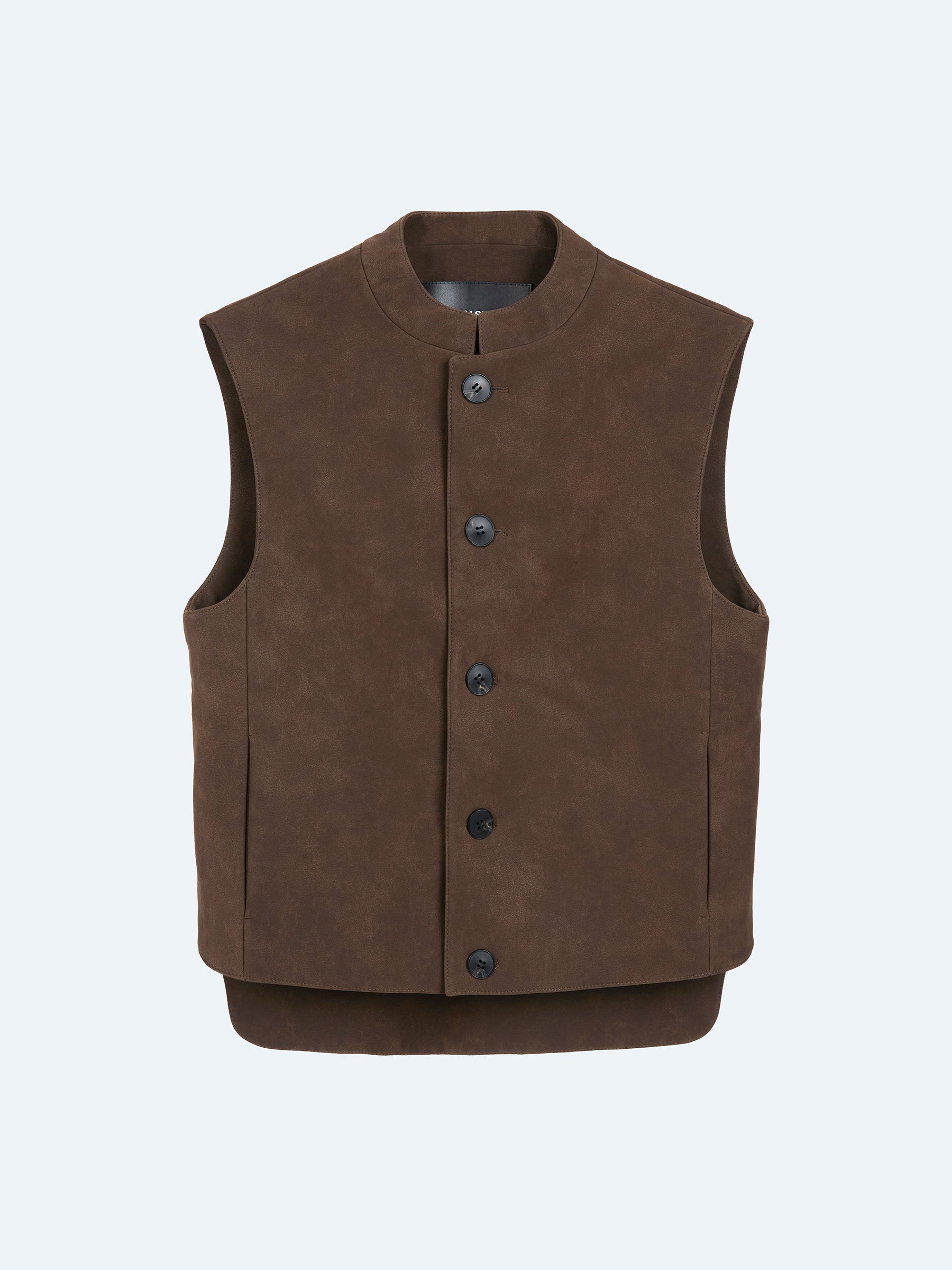 BROWN SUEDE VEST