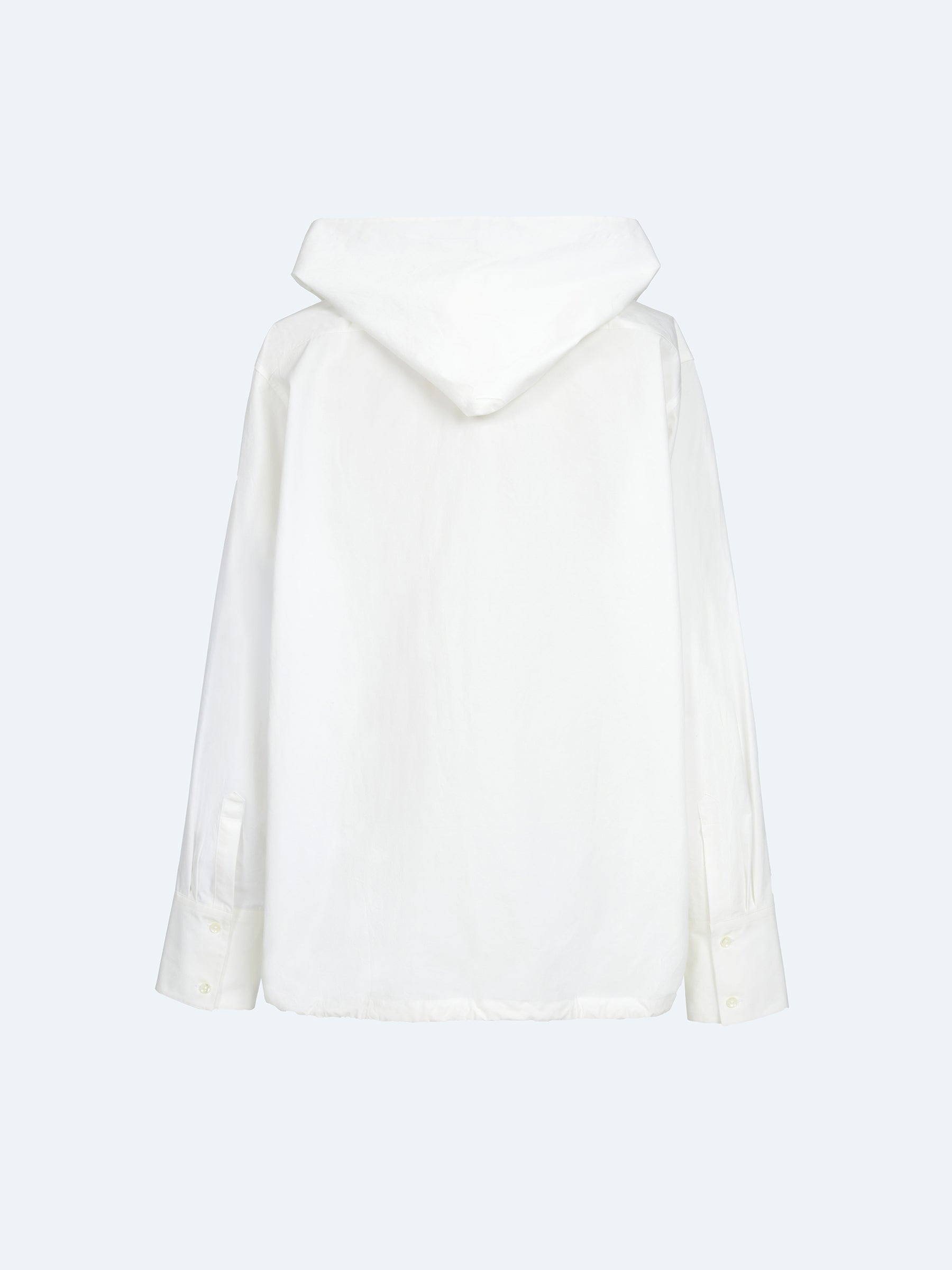 OFF-WHITE HOODED LONG SHIRT