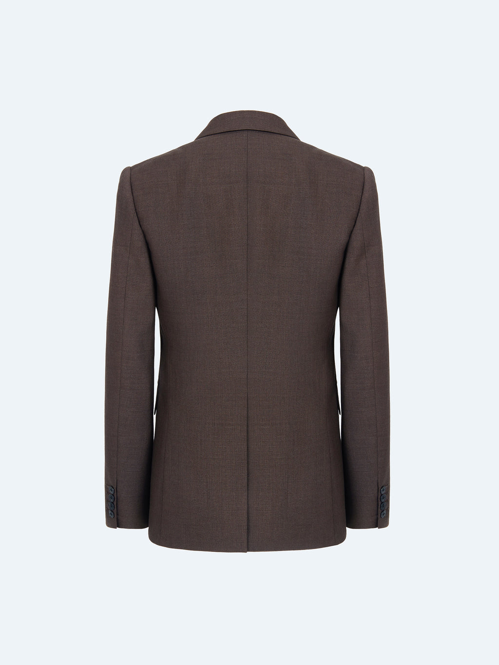 DARK BROWN WOOL BLAZER