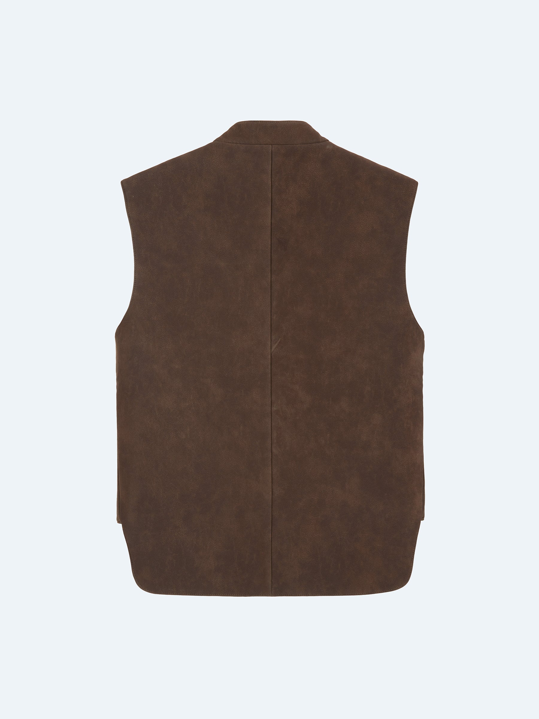 BROWN SUEDE VEST