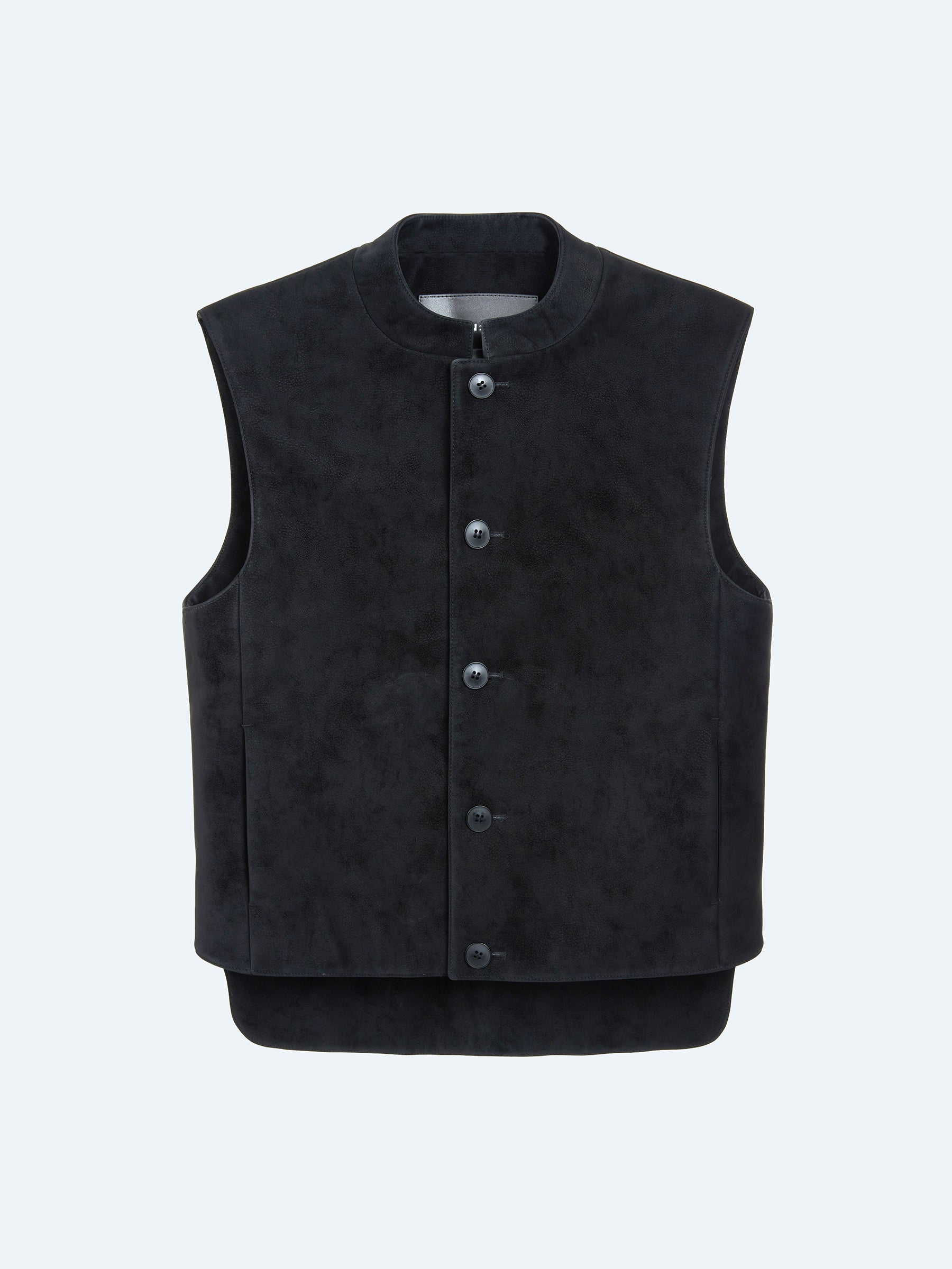 BLACK SUEDE VEST