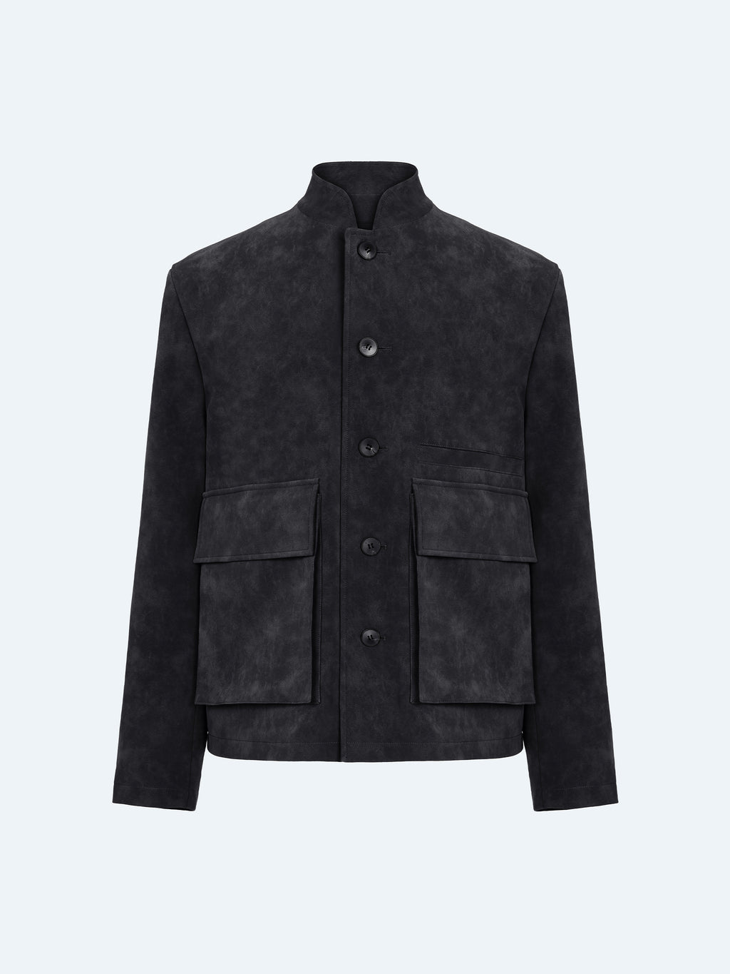 BLACK SUEDE FIELD JACKET