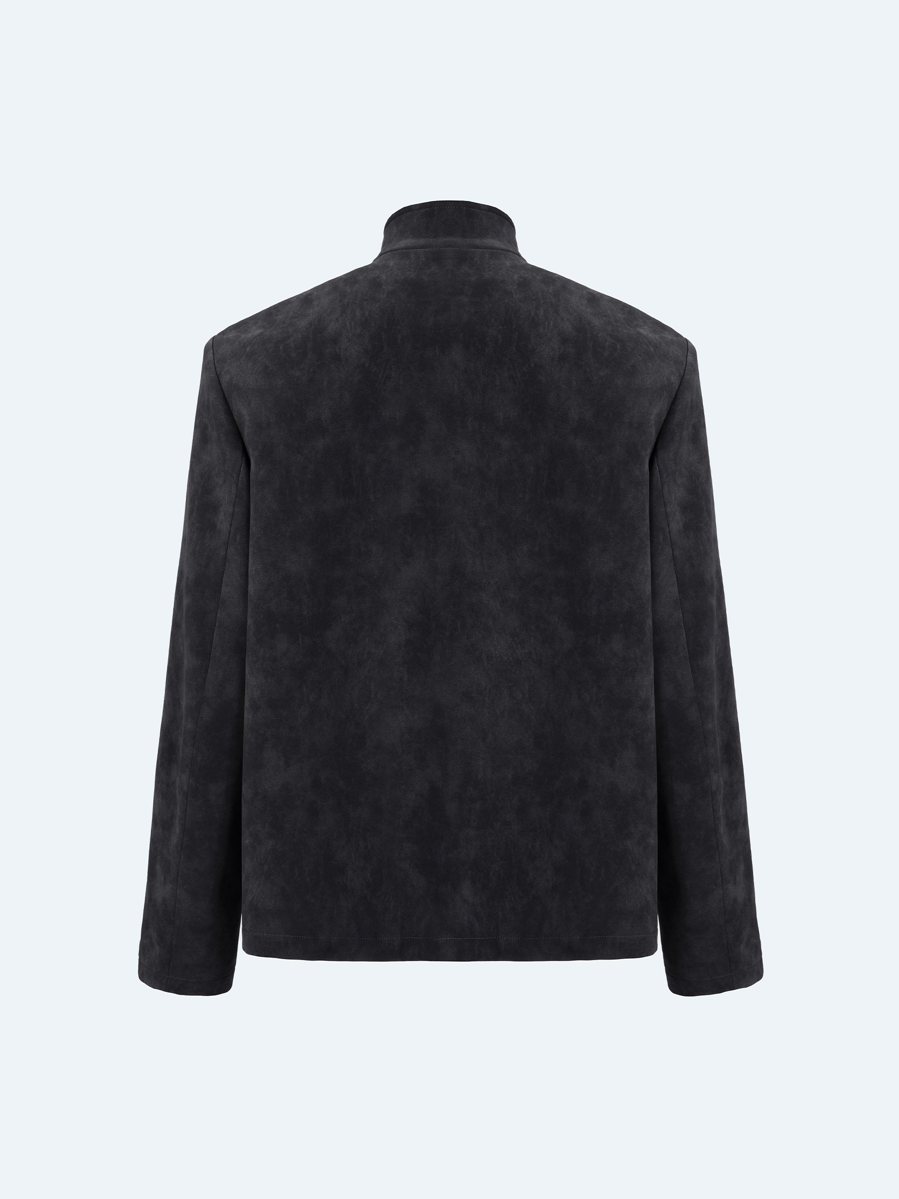 BLACK SUEDE FIELD JACKET