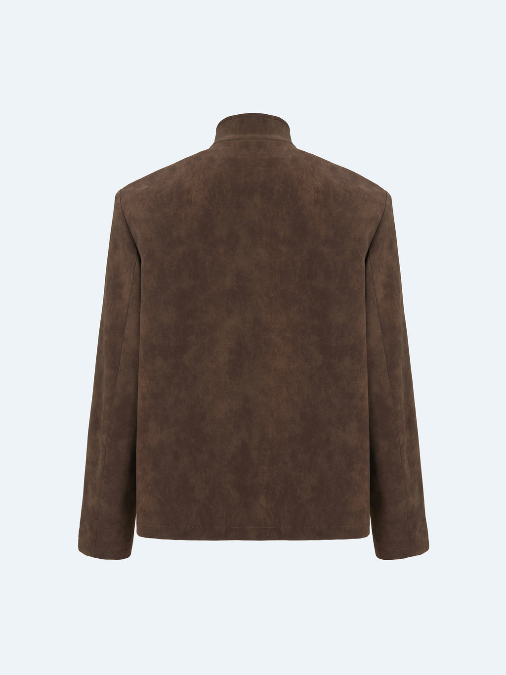 BROWN SUEDE FIELD JACKET