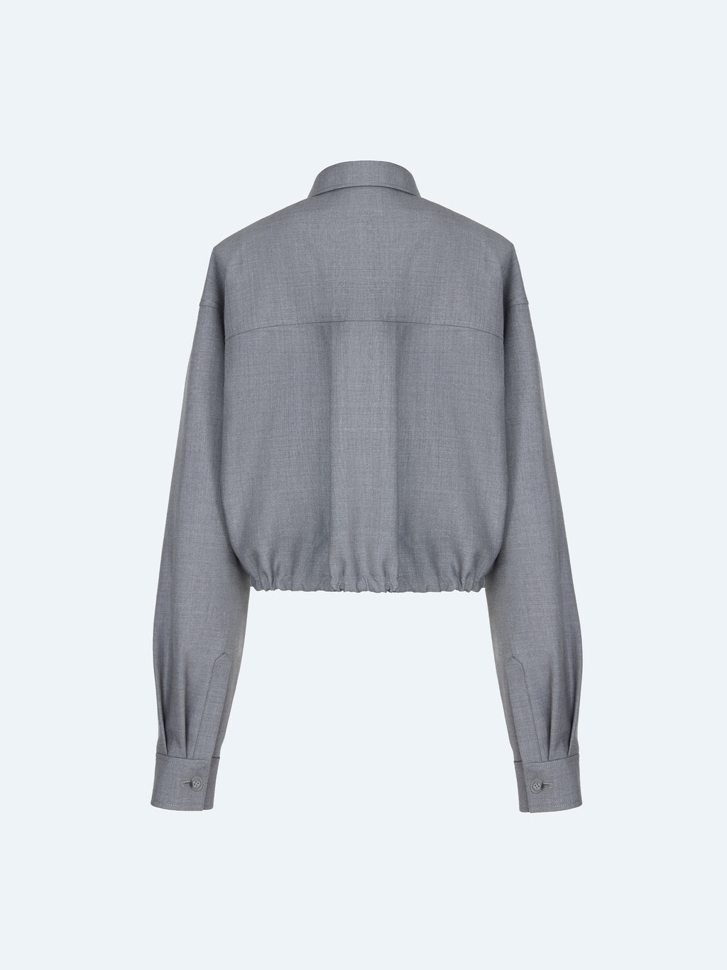 GREY DRAWSTRING JACKET