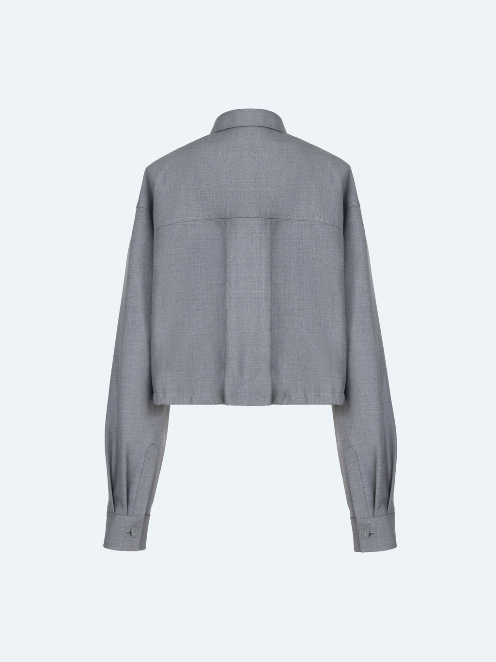 GREY DRAWSTRING JACKET