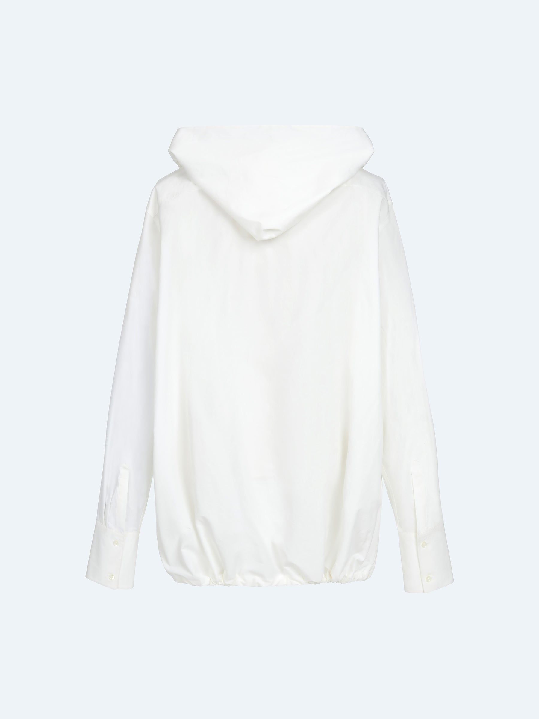 OFF-WHITE HOODED LONG SHIRT