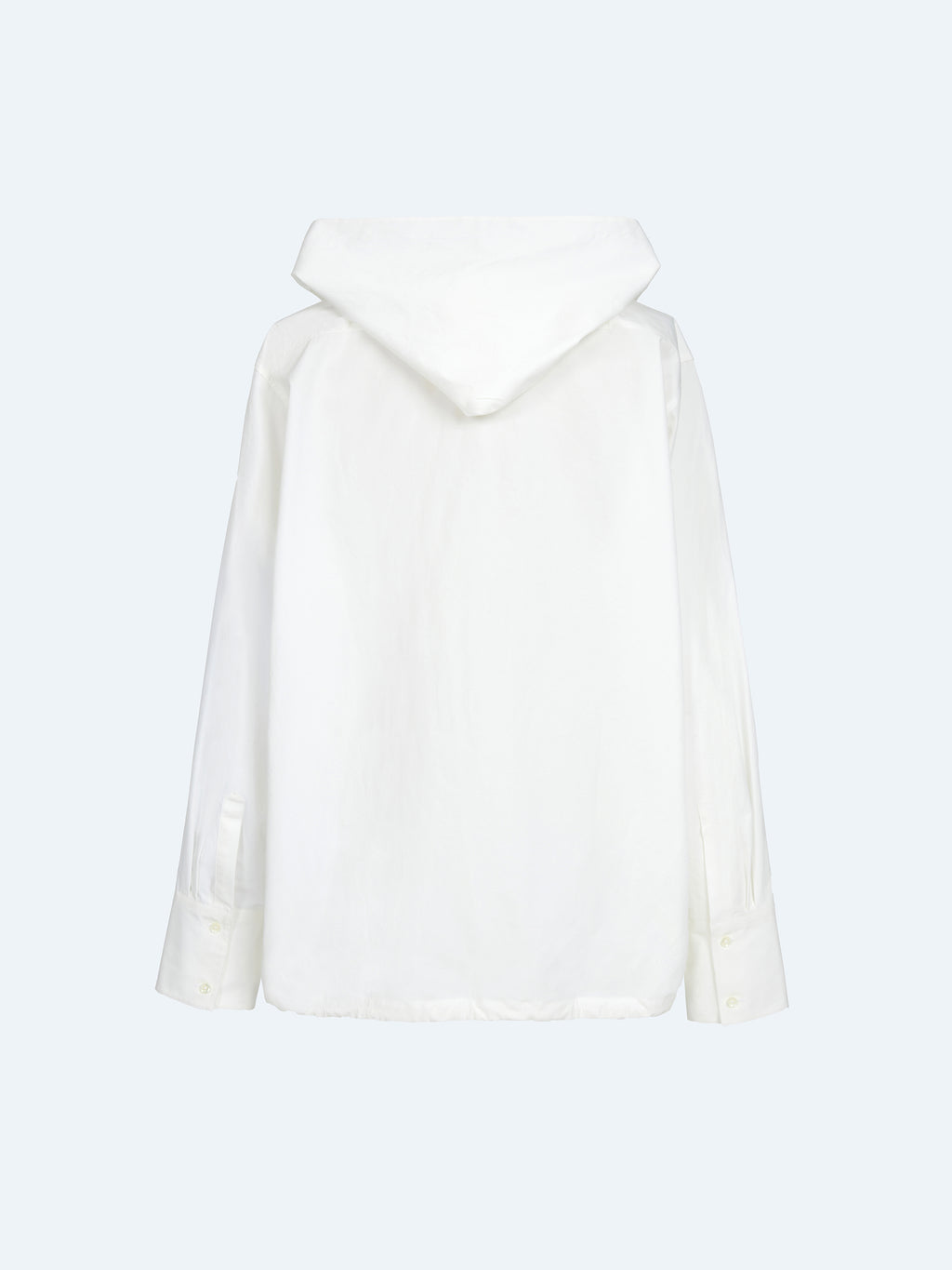 OFF-WHITE HOODED LONG SHIRT