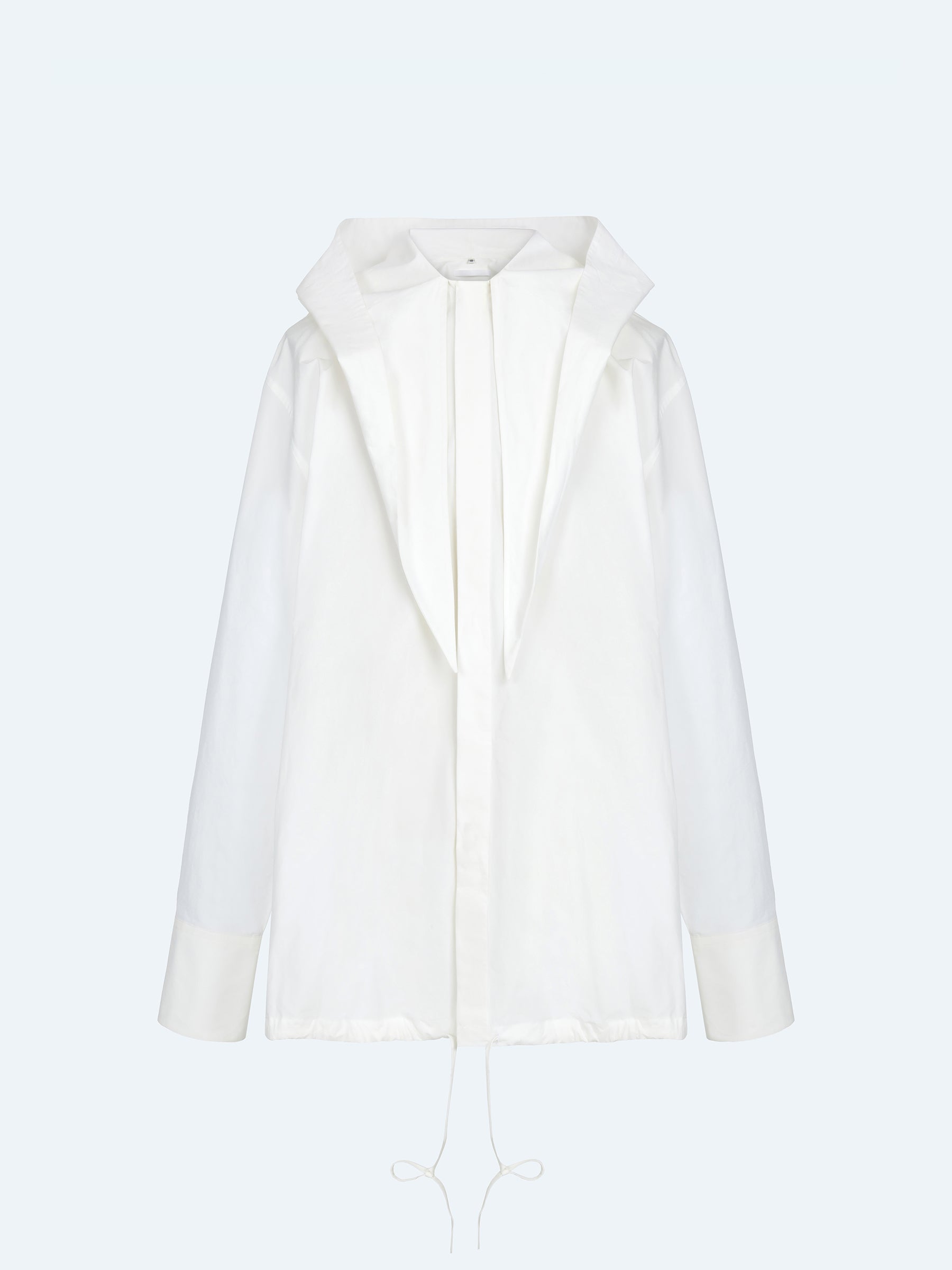 OFF-WHITE HOODED LONG SHIRT